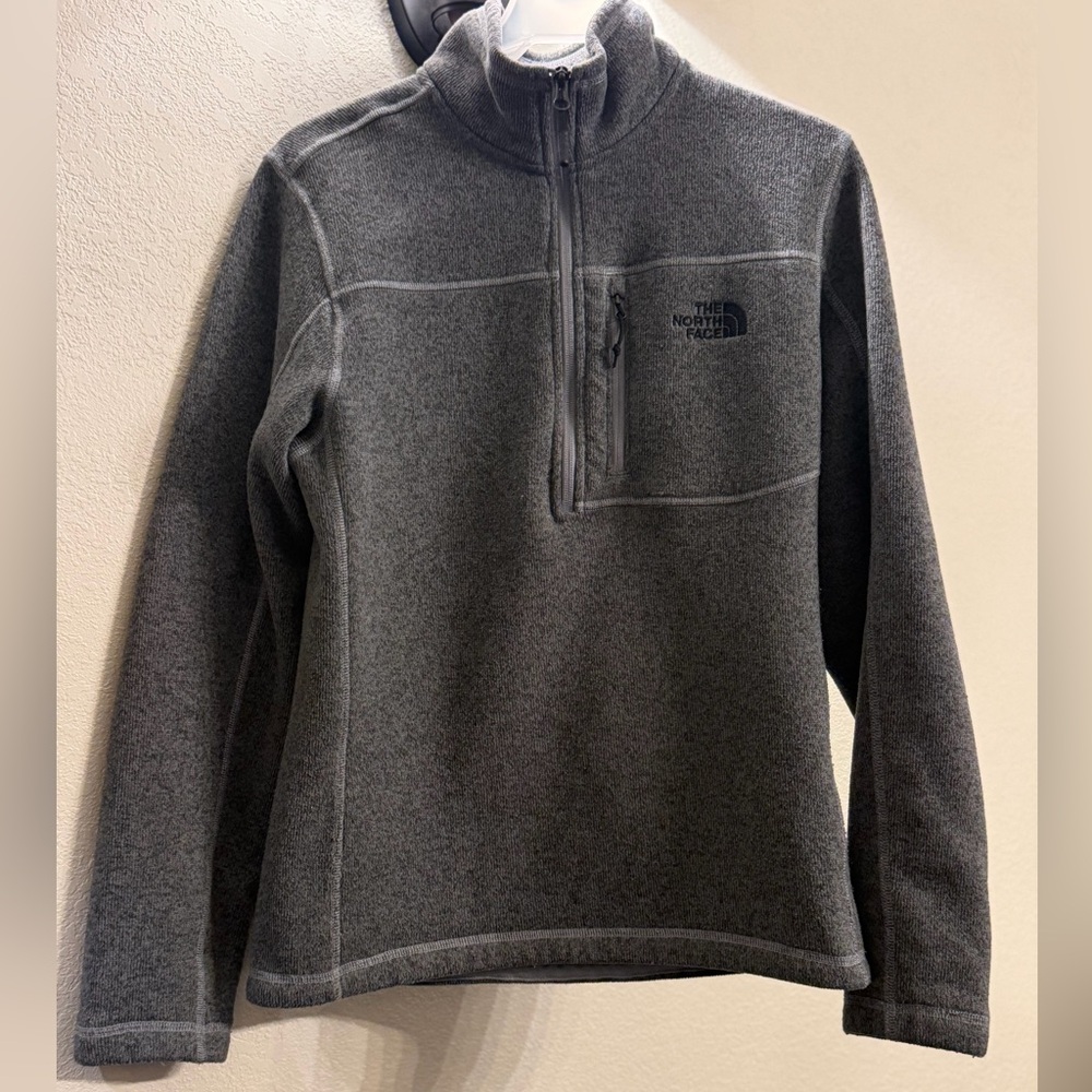 The North Face Men's Charcoal Zip-Up Sweater